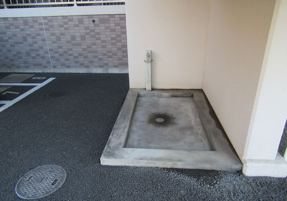 ペット足洗い場
